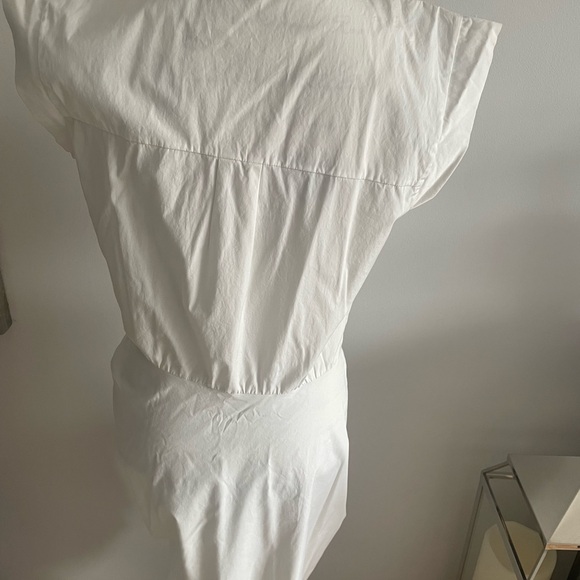 Veronica Beard Ruched Shirt Dress size 10 - Picture 3 of 5